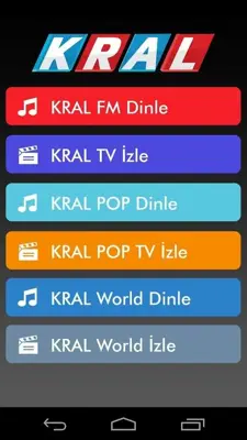Kral android App screenshot 1